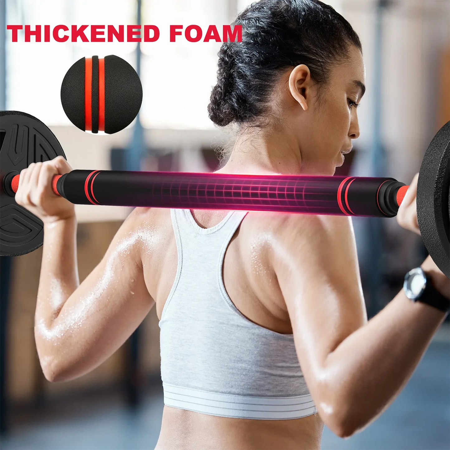 3-in-1 Dumbbell Barbell Set