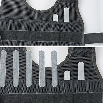 Adjustable Weighted Vest for Fitness, Boxing, and Running