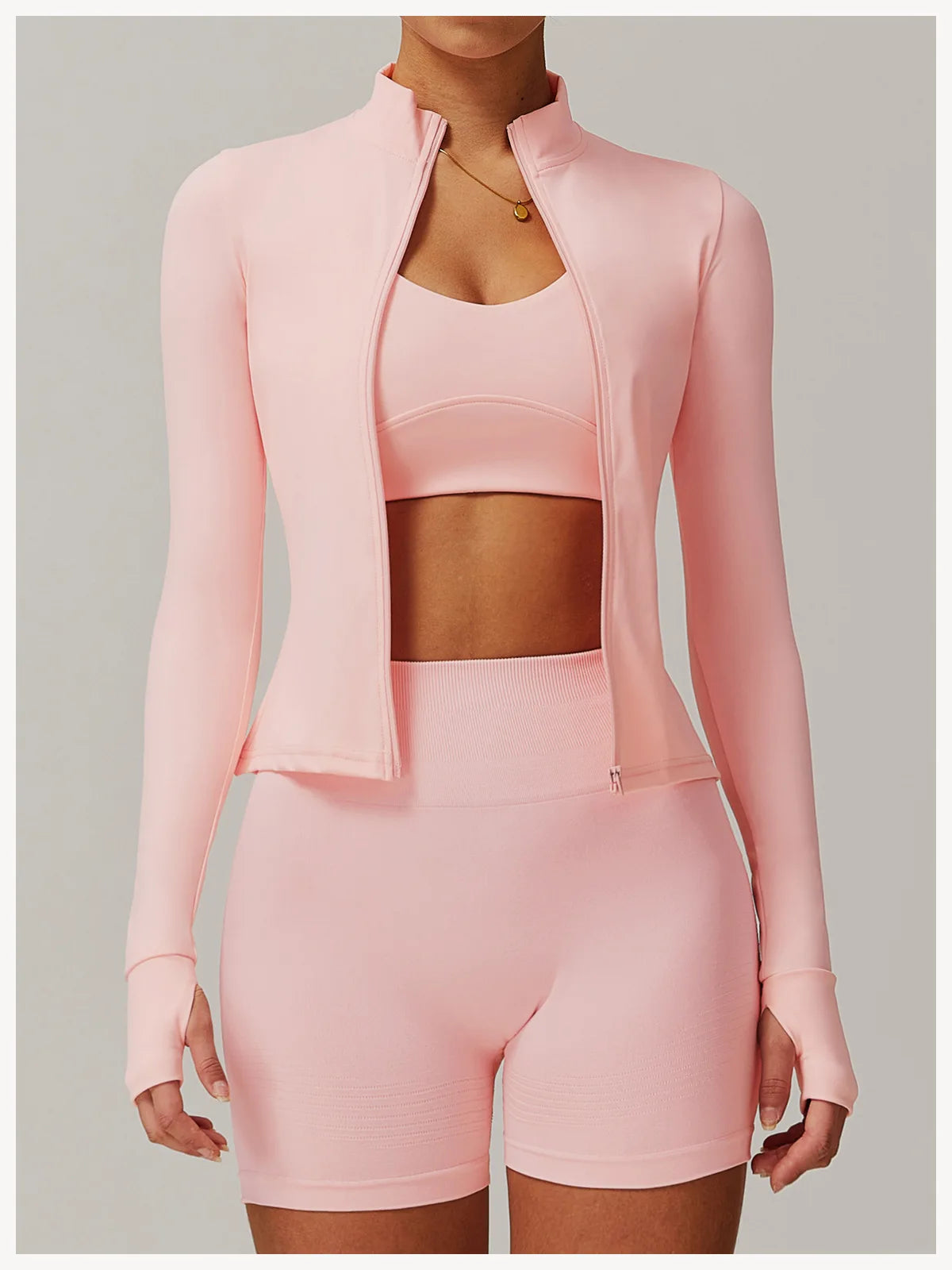 Women’s Yoga Long Sleeve Zip Sports Jacket