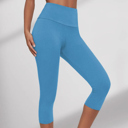Women’s High Waisted Capri Workout Leggings