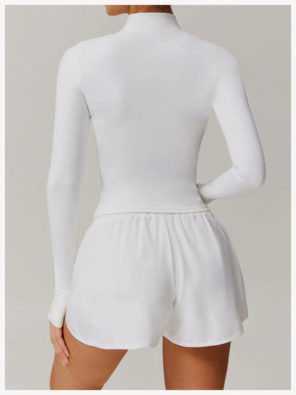 Women’s Yoga Long Sleeve Zip Sports Jacket