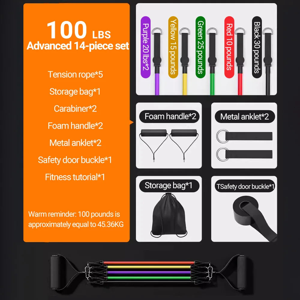 Adjustable Resistance Bands Set