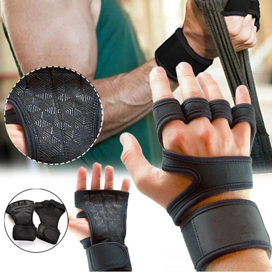 Weight Lifting Wristband Gloves