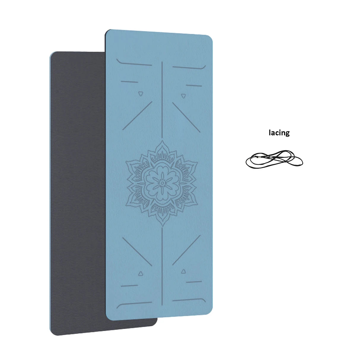 TPE Yoga Mat – Non-Slip Home Fitness Sports Mat