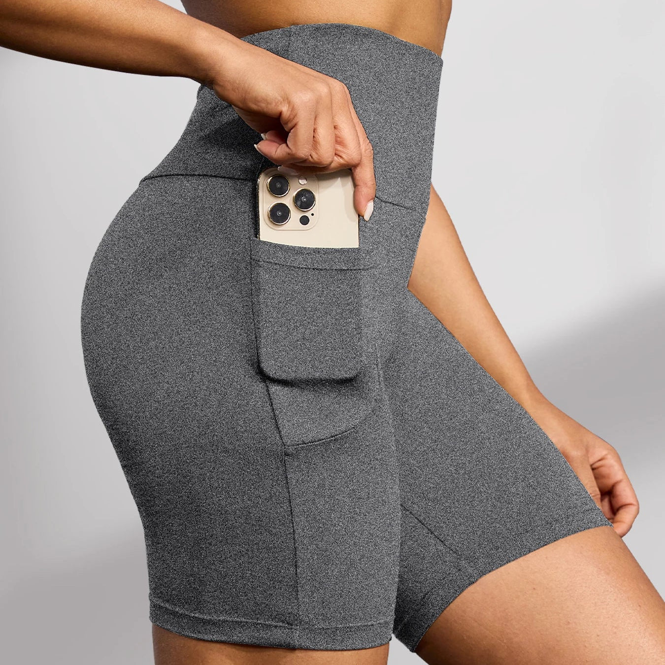 High Waisted Biker Shorts for Women