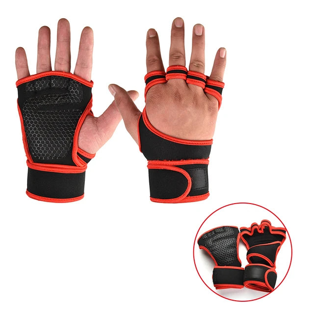 Weight Lifting Wristband Gloves