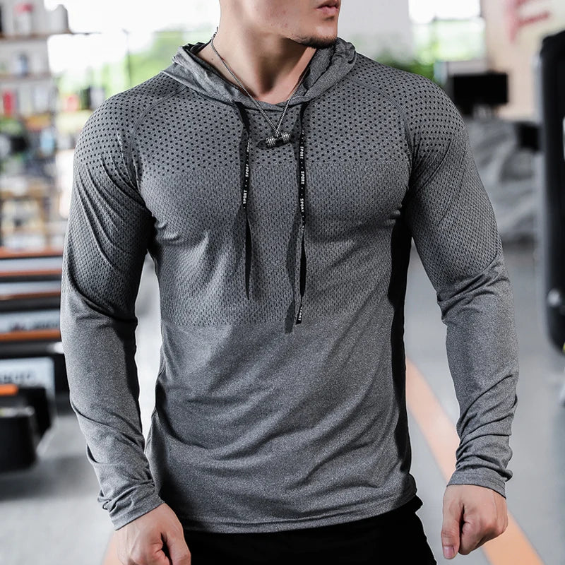 Men’s Sport T-Shirt Hoodie