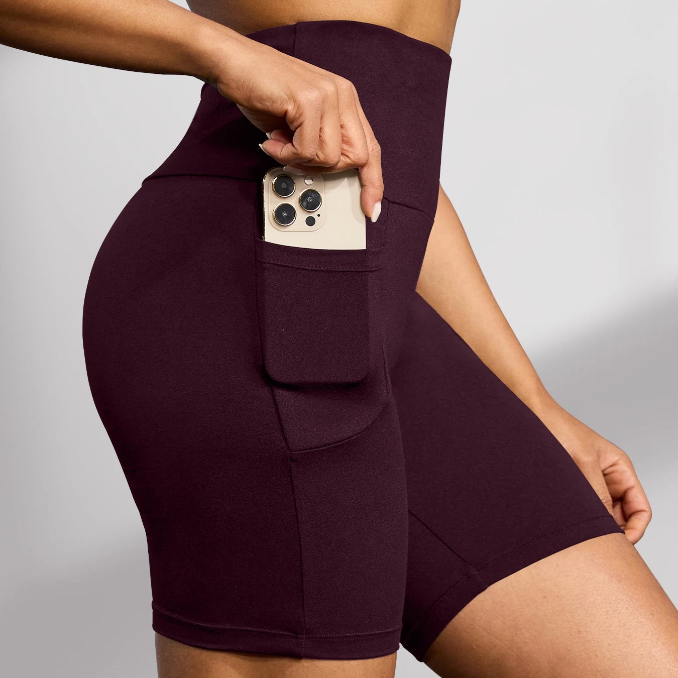 High Waisted Biker Shorts for Women