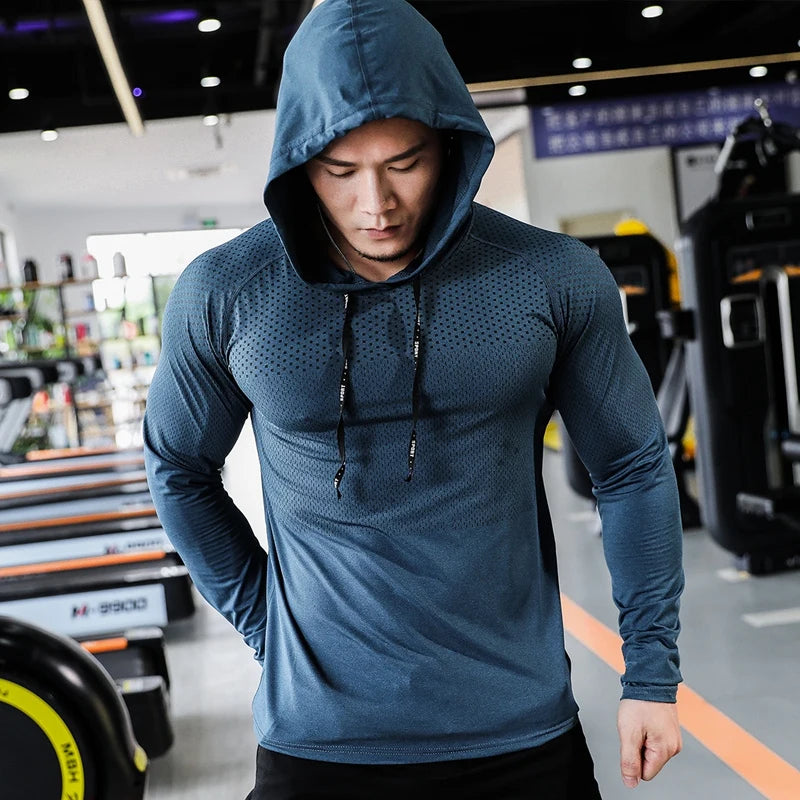 Men’s Sport T-Shirt Hoodie