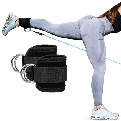 Double D-Ring Cable Ankle Straps