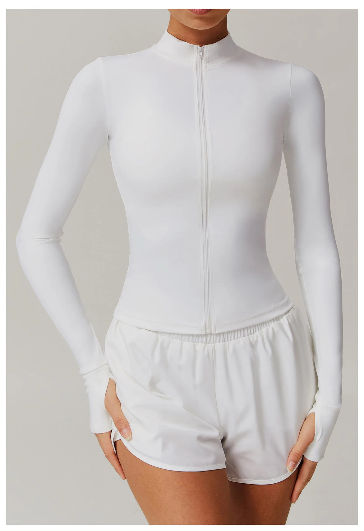 Women’s Yoga Long Sleeve Zip Sports Jacket