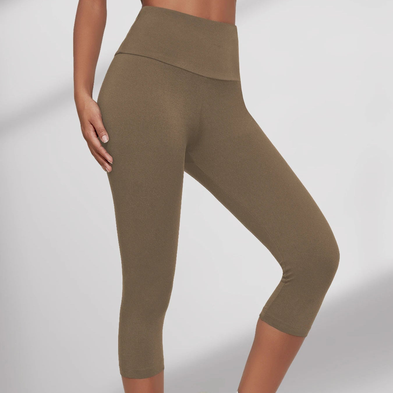 Women’s High Waisted Capri Workout Leggings
