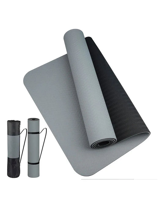 Thick Two-Color Non-Slip TPE Yoga Mat