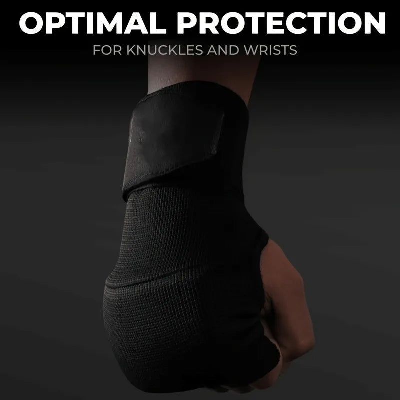 MMA Half-Finger Boxing Gloves with Thickened Foam Padding