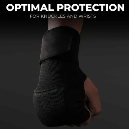 MMA Half-Finger Boxing Gloves with Thickened Foam Padding