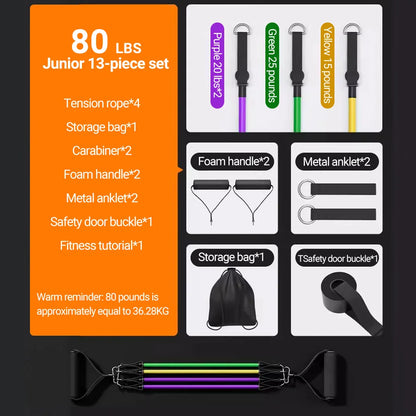 Adjustable Resistance Bands Set