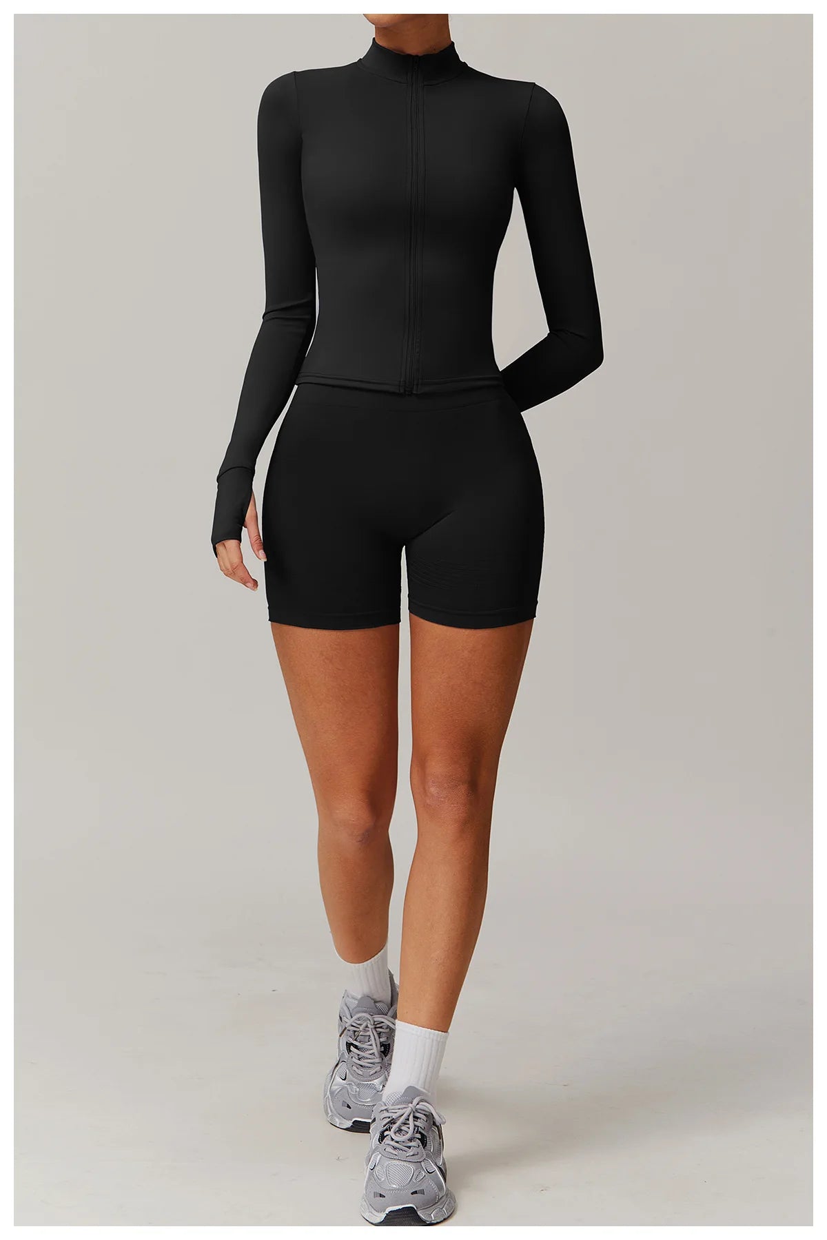 Women’s Yoga Long Sleeve Zip Sports Jacket