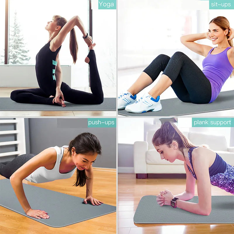 Thick Two-Color Non-Slip TPE Yoga Mat