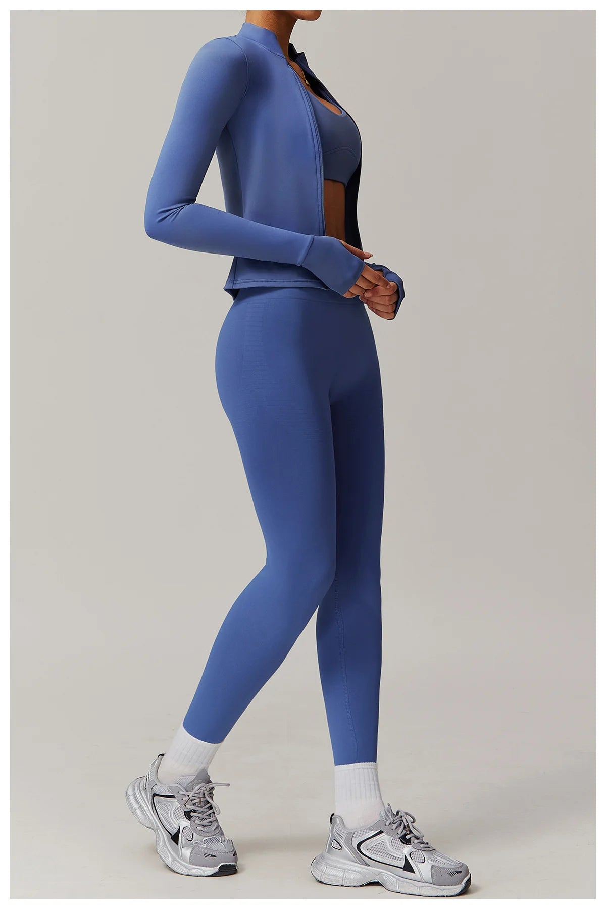 Women’s Yoga Long Sleeve Zip Sports Jacket