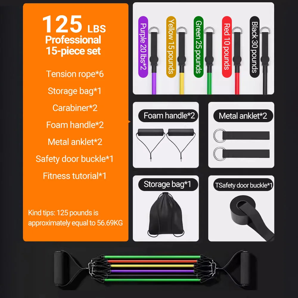 Adjustable Resistance Bands Set