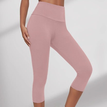 Women’s High Waisted Capri Workout Leggings