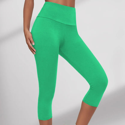 Women’s High Waisted Capri Workout Leggings