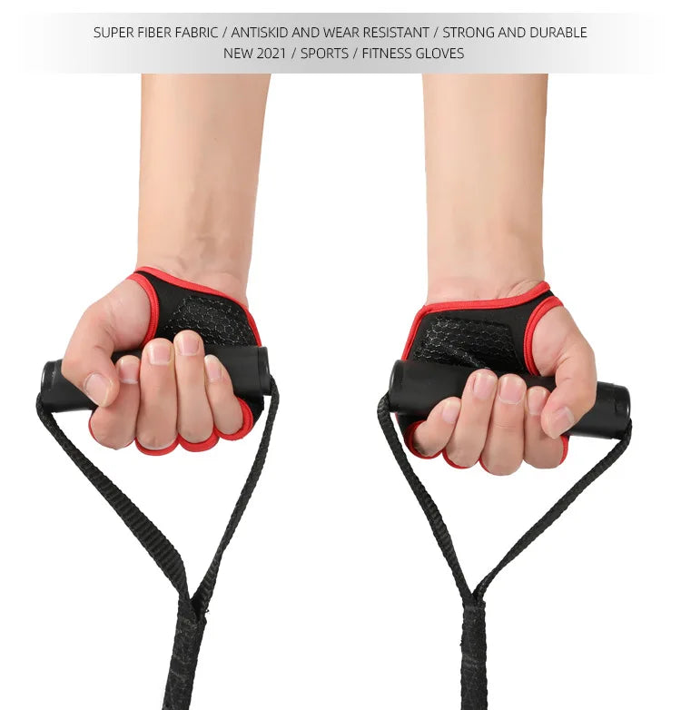 Weight Lifting Wristband Gloves